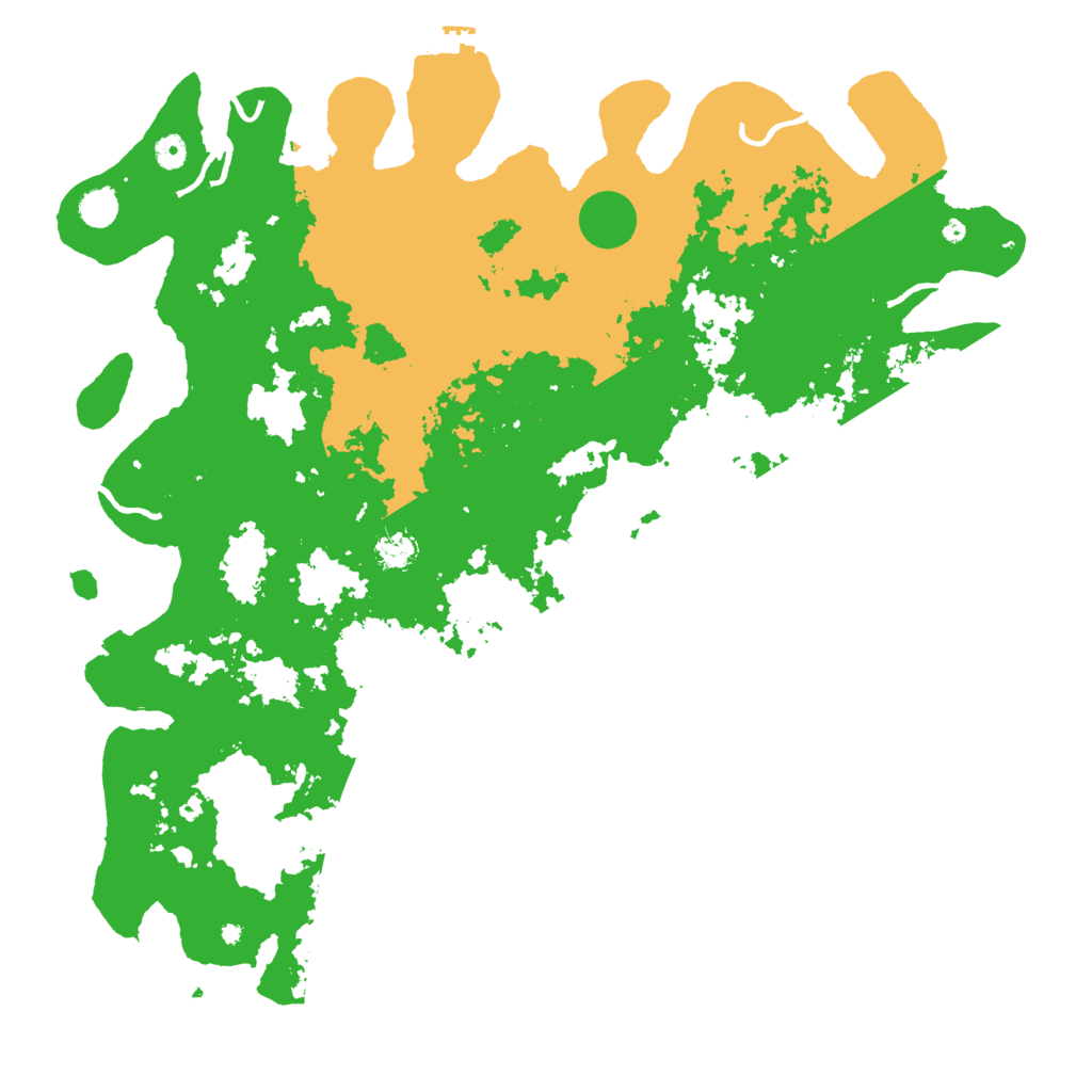 Biome Rust Map: Procedural Map, Size: 5000, Seed: 481038396