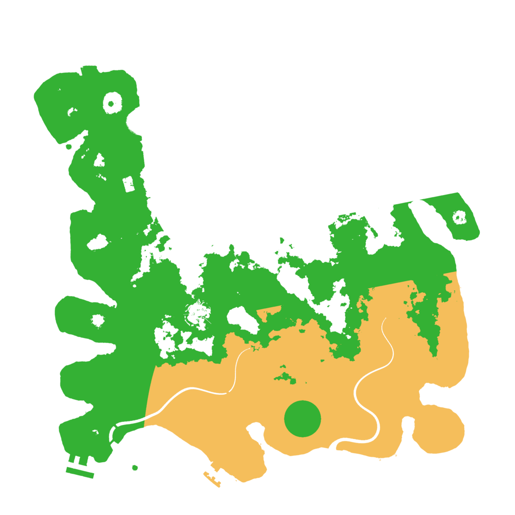 Biome Rust Map: Procedural Map, Size: 3710, Seed: 933702773