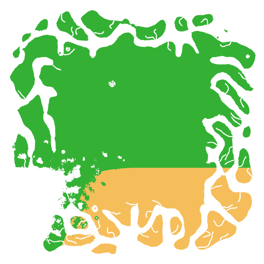 Biome Rust Map: Procedural Map, Size: 6000, Seed: 727568332