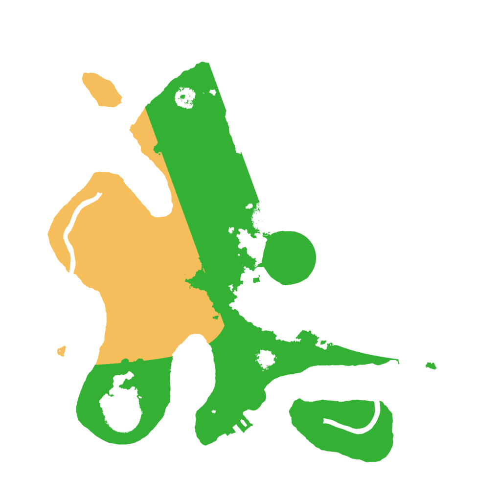 Biome Rust Map: Procedural Map, Size: 2500, Seed: 564949689