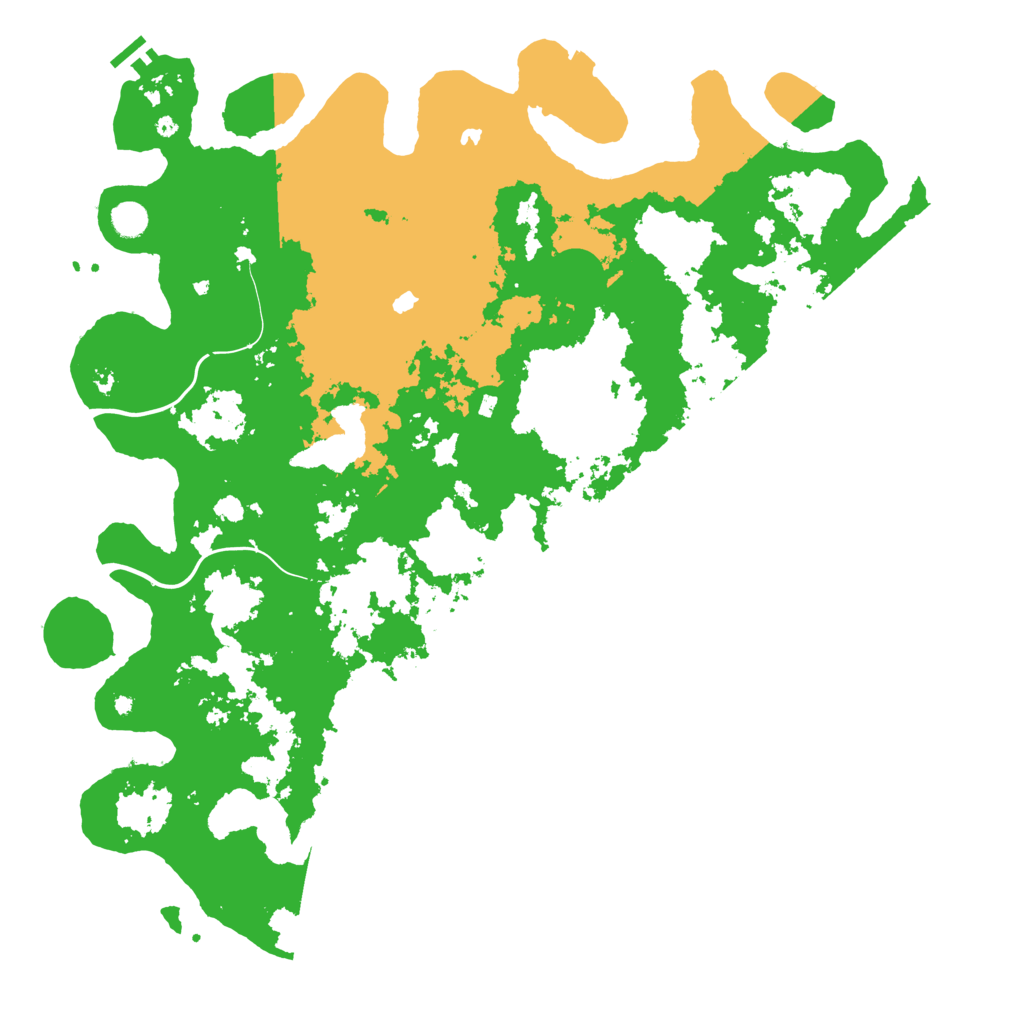 Biome Rust Map: Procedural Map, Size: 5000, Seed: 5164413