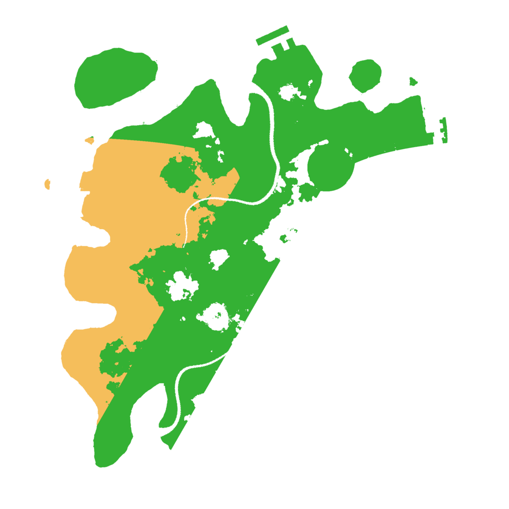 Biome Rust Map: Procedural Map, Size: 3000, Seed: 459729406