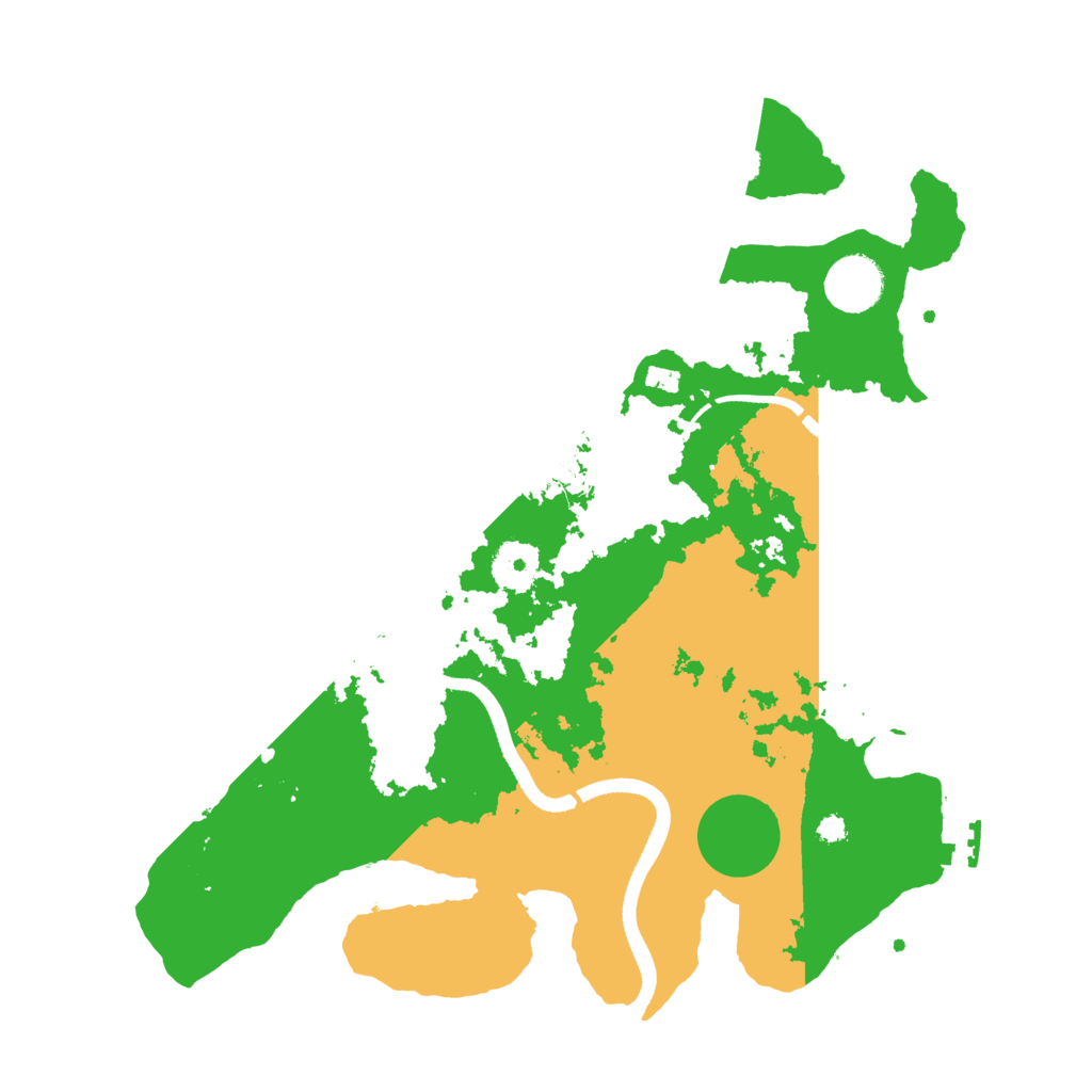 Biome Rust Map: Procedural Map, Size: 3500, Seed: 1493615615