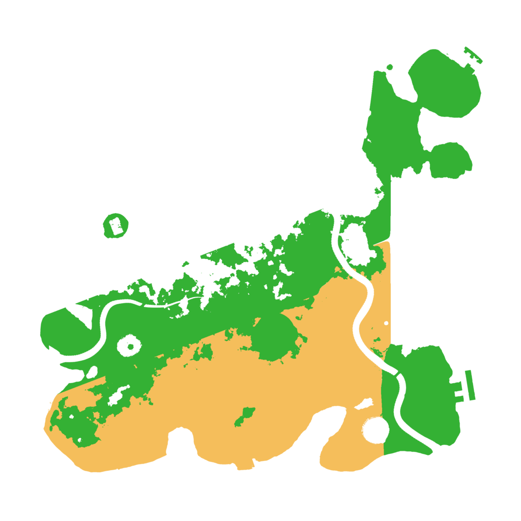 Biome Rust Map: Procedural Map, Size: 3500, Seed: 329677802