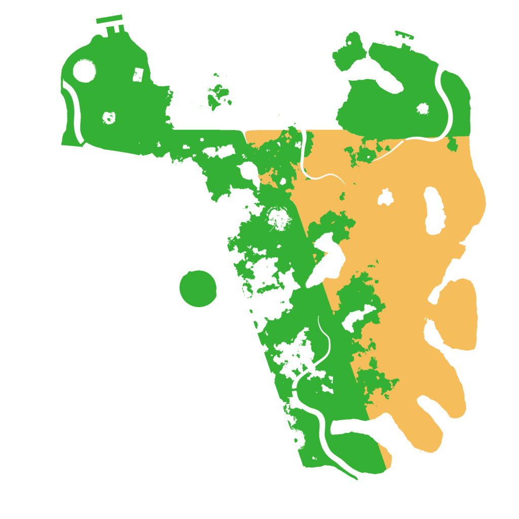 Biome Rust Map: Procedural Map, Size: 4001, Seed: 700122