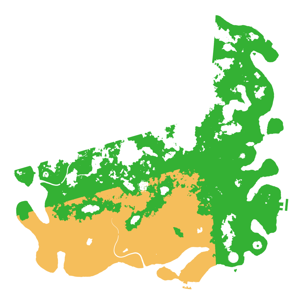 Biome Rust Map: Procedural Map, Size: 5000, Seed: 140819