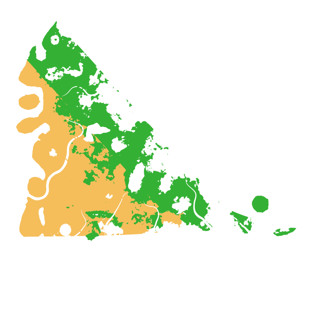 Biome Rust Map: Procedural Map, Size: 5200, Seed: 5000