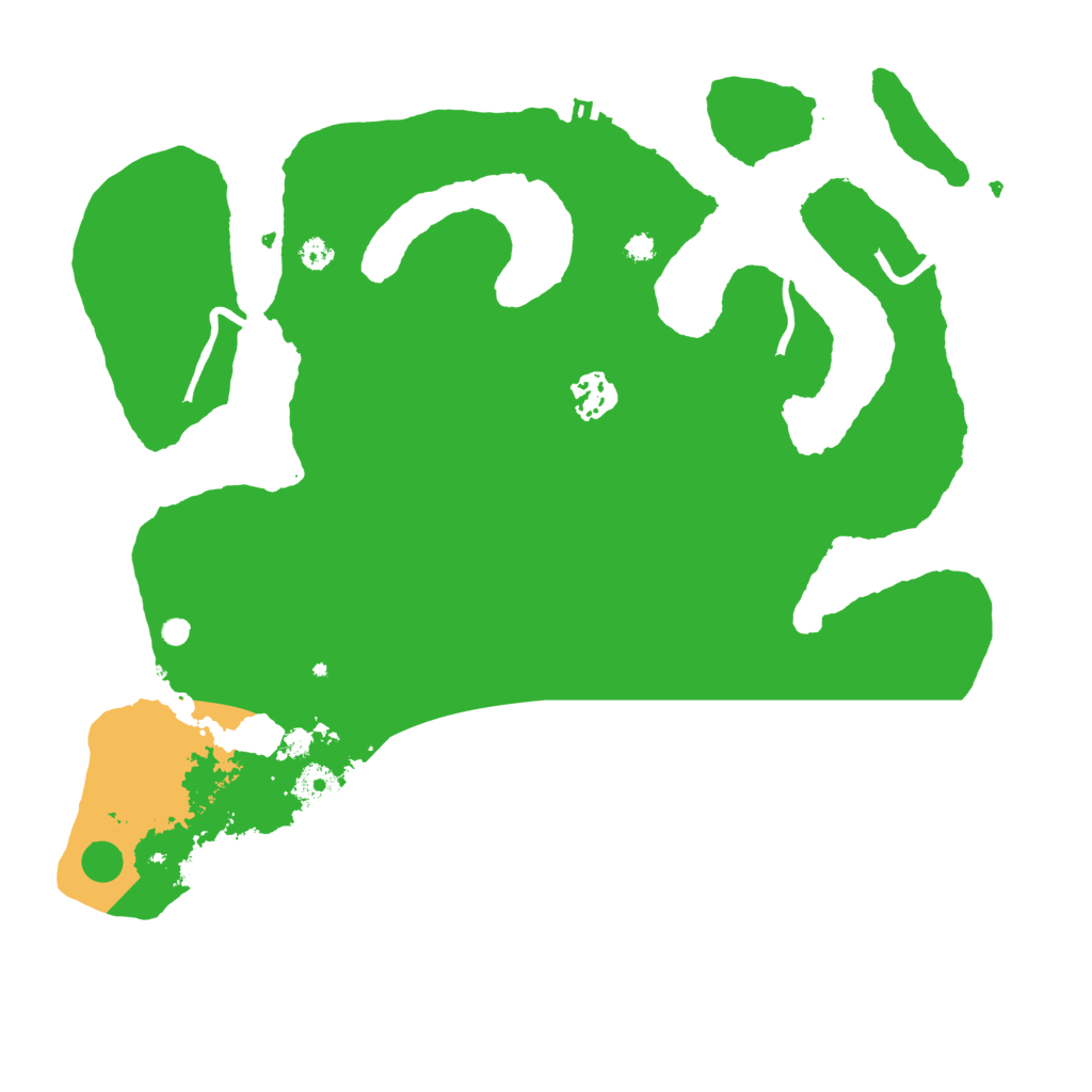 Biome Rust Map: Procedural Map, Size: 3500, Seed: 8936