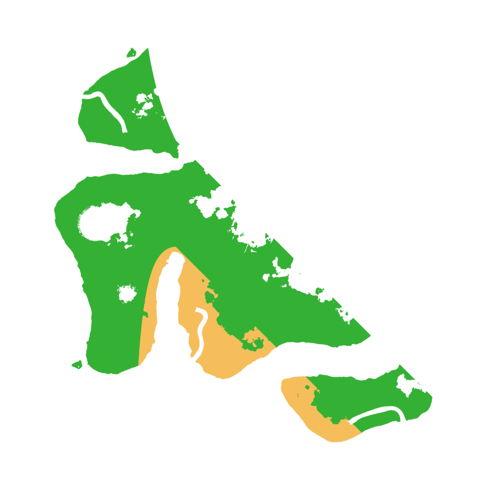 Biome Rust Map: Procedural Map, Size: 2600, Seed: 35