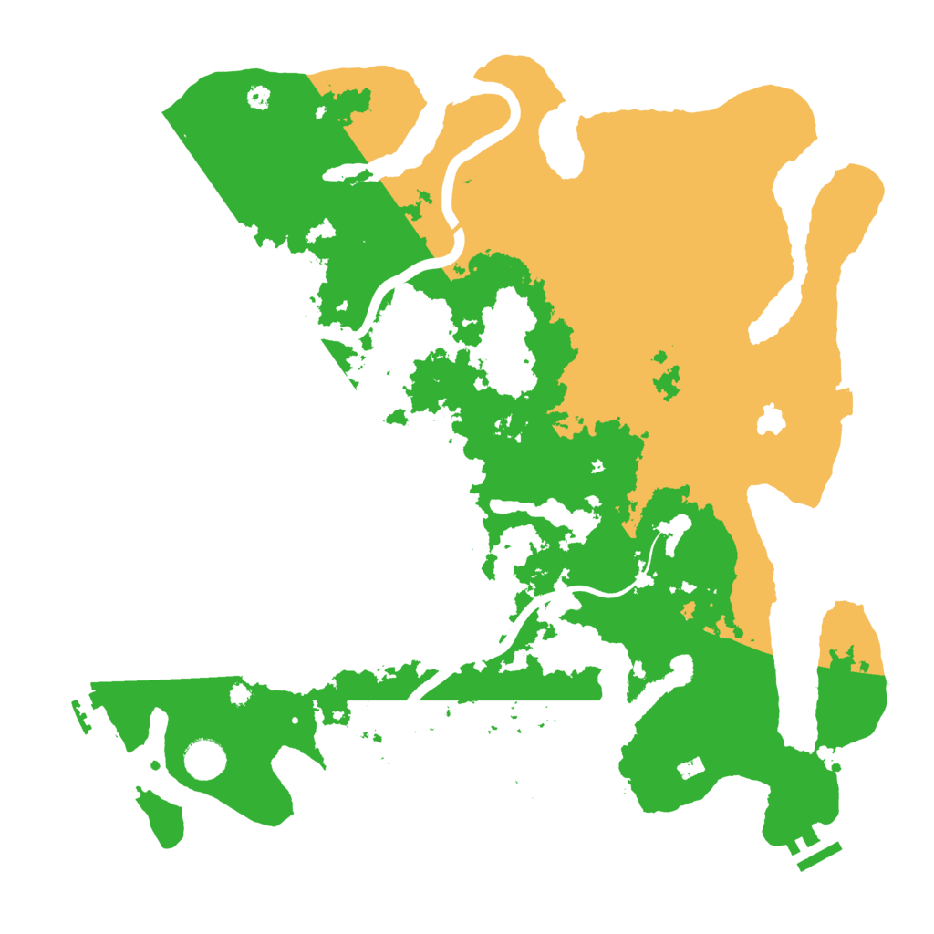 Biome Rust Map: Procedural Map, Size: 4000, Seed: 221617311