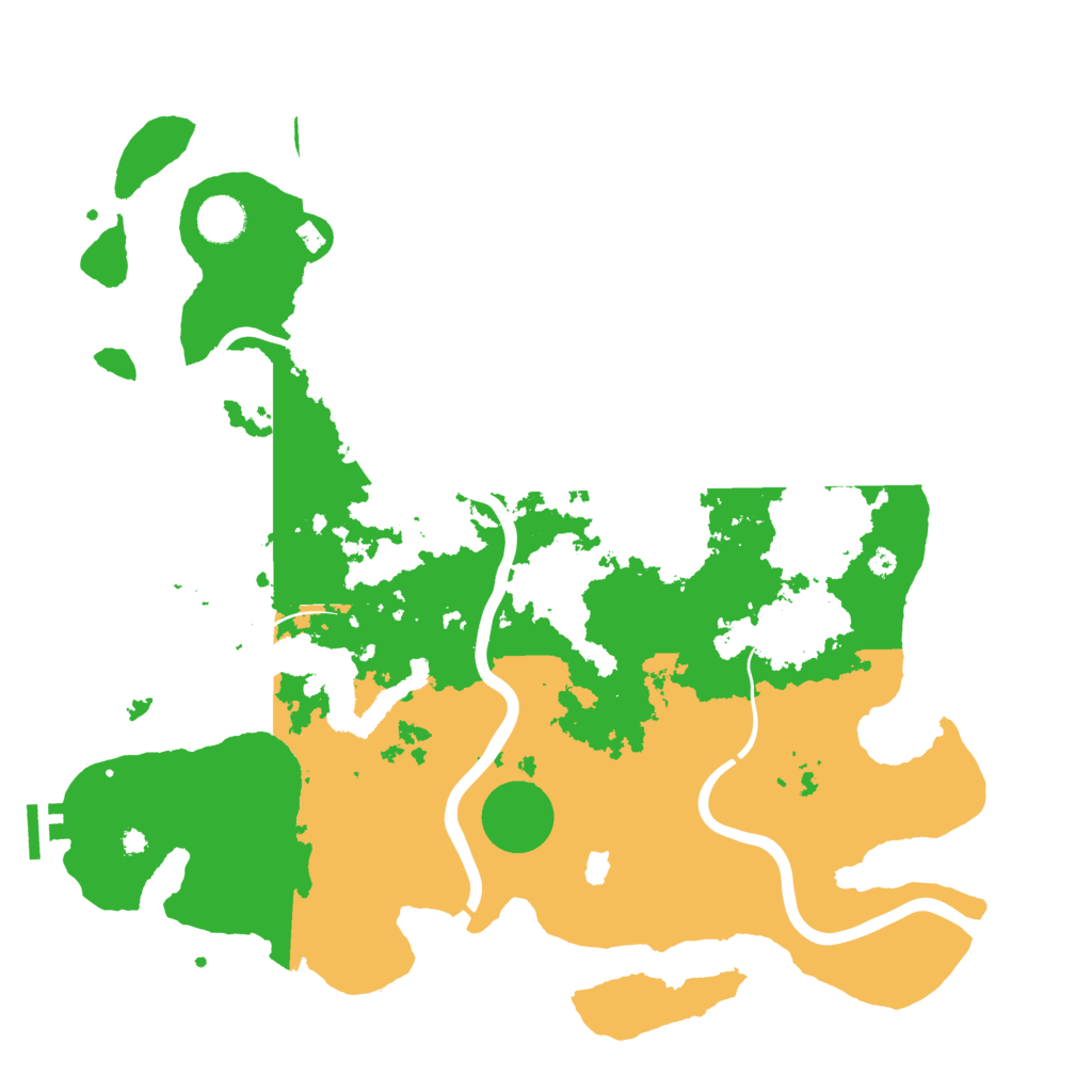 Biome Rust Map: Procedural Map, Size: 4000, Seed: 1135455582