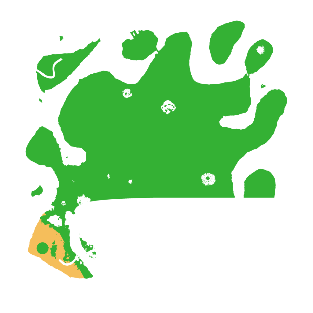 Biome Rust Map: Procedural Map, Size: 3500, Seed: 264914925