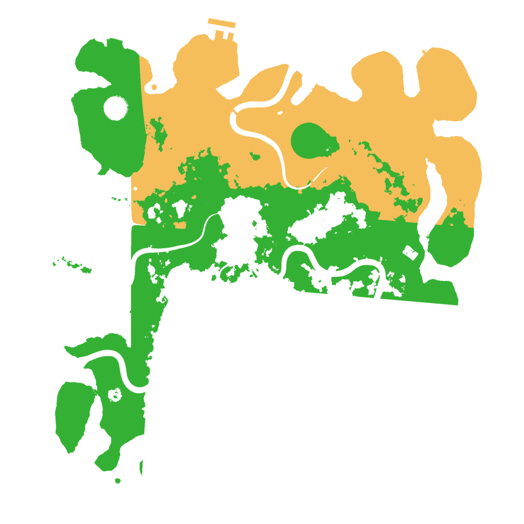 Biome Rust Map: Procedural Map, Size: 3850, Seed: 582057417