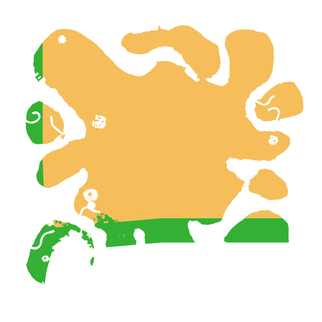 Biome Rust Map: Procedural Map, Size: 3500, Seed: 6587546