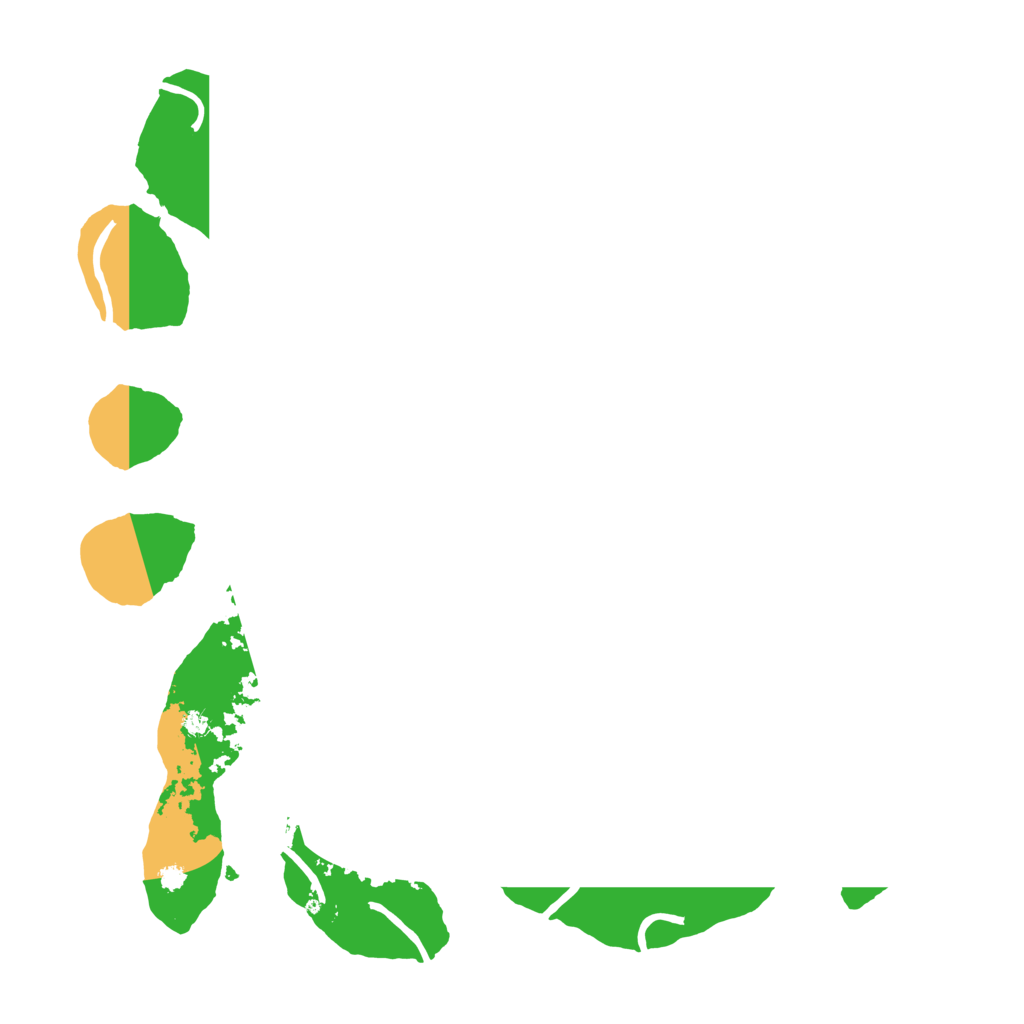 Biome Rust Map: Procedural Map, Size: 3500, Seed: 517057228