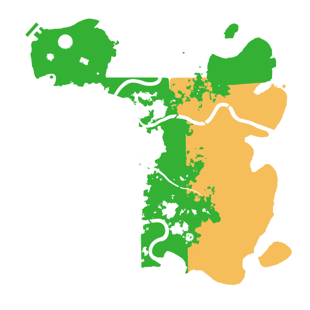 Biome Rust Map: Procedural Map, Size: 3800, Seed: 2072114