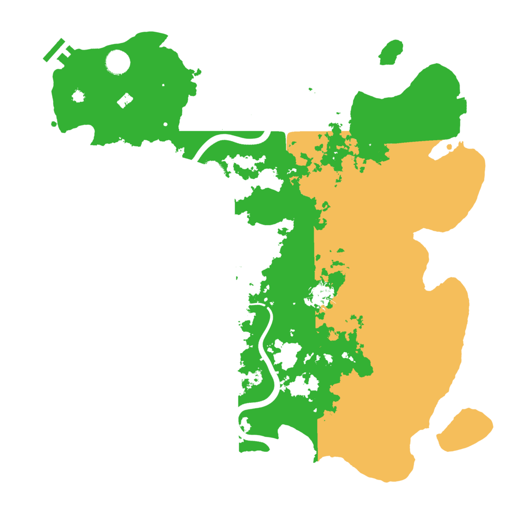 Biome Rust Map: Procedural Map, Size: 3800, Seed: 2072114