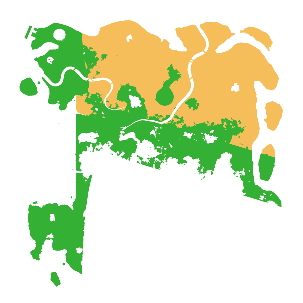 Biome Rust Map: Procedural Map, Size: 4500, Seed: 1388282536