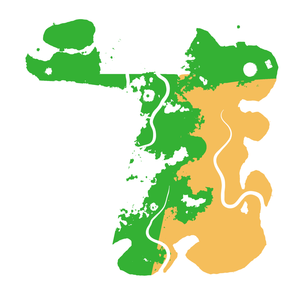 Biome Rust Map: Procedural Map, Size: 3800, Seed: 14921776