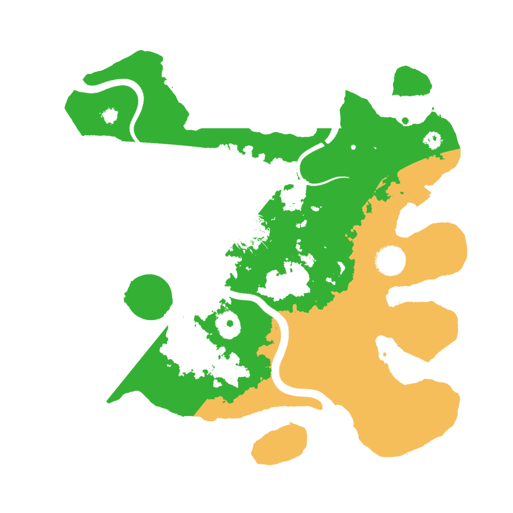 Biome Rust Map: Procedural Map, Size: 3000, Seed: 432490494