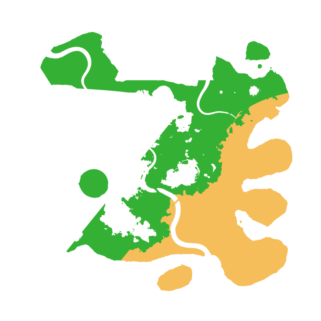 Biome Rust Map: Procedural Map, Size: 3000, Seed: 432490494