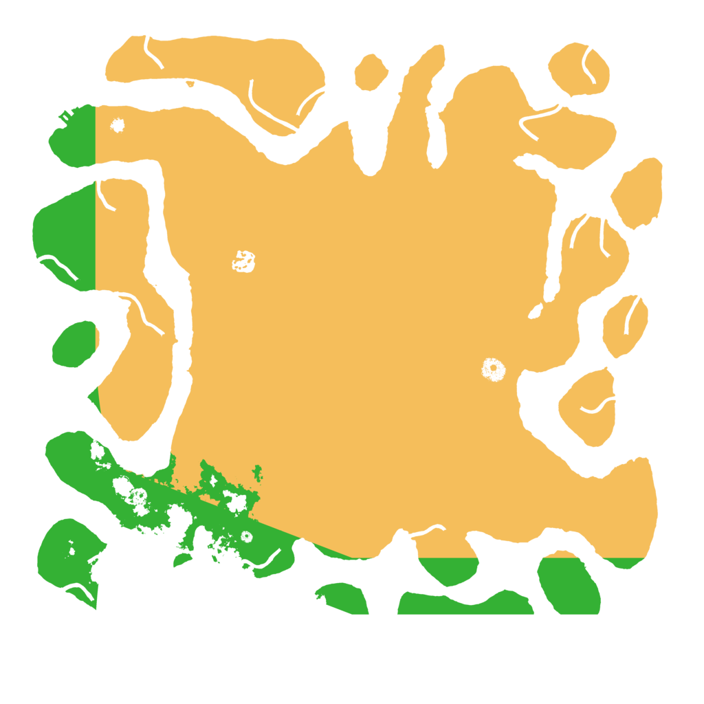 Biome Rust Map: Procedural Map, Size: 4500, Seed: 35923486