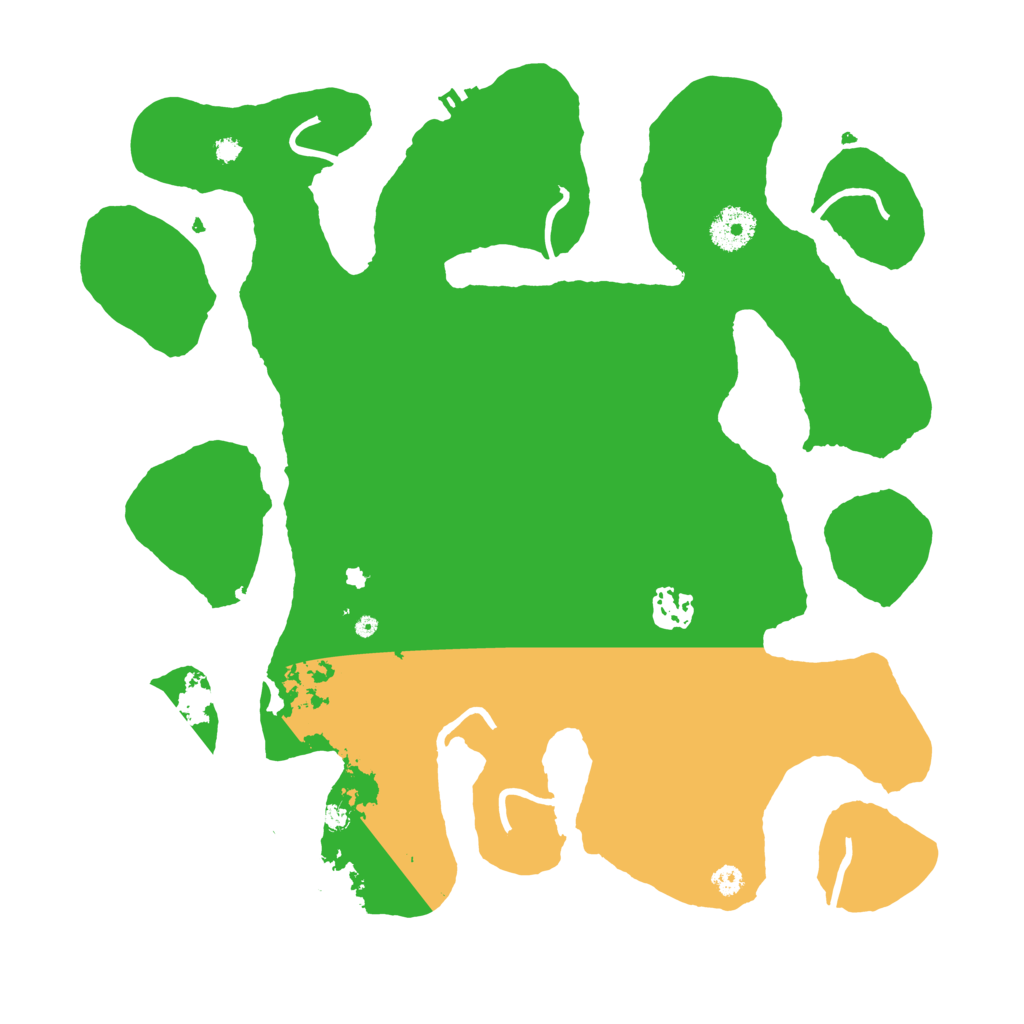 Biome Rust Map: Procedural Map, Size: 3500, Seed: 139079751