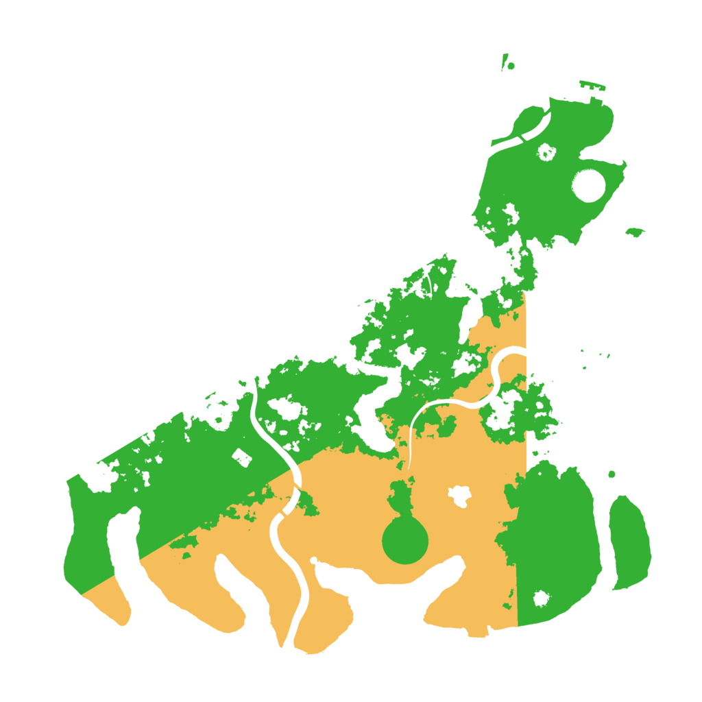 Biome Rust Map: Procedural Map, Size: 4000, Seed: 120301
