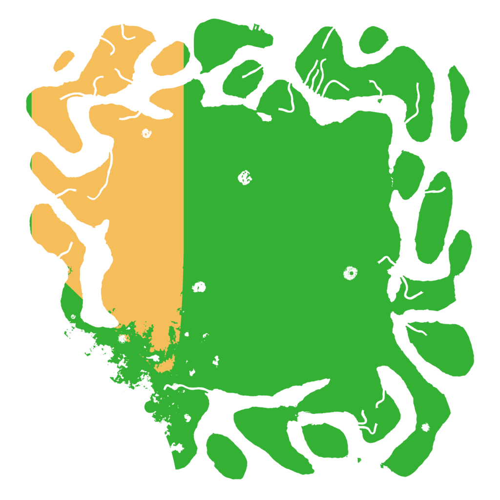 Biome Rust Map: Procedural Map, Size: 5500, Seed: 8888