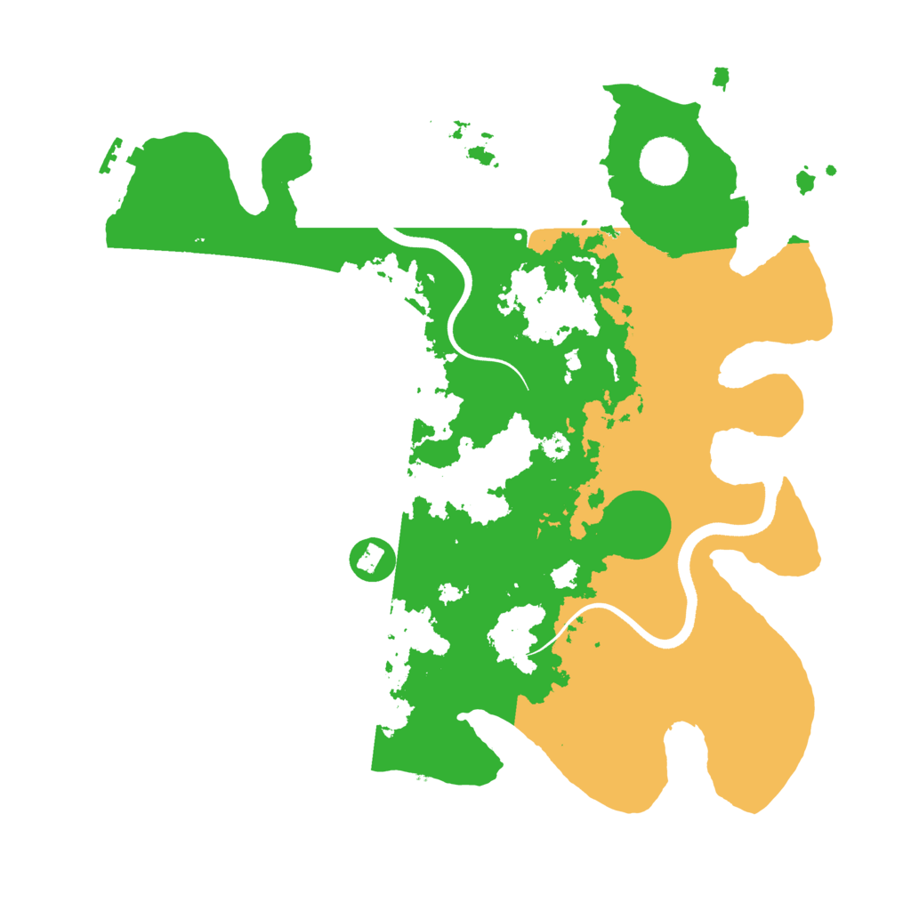 Biome Rust Map: Procedural Map, Size: 3500, Seed: 74190412