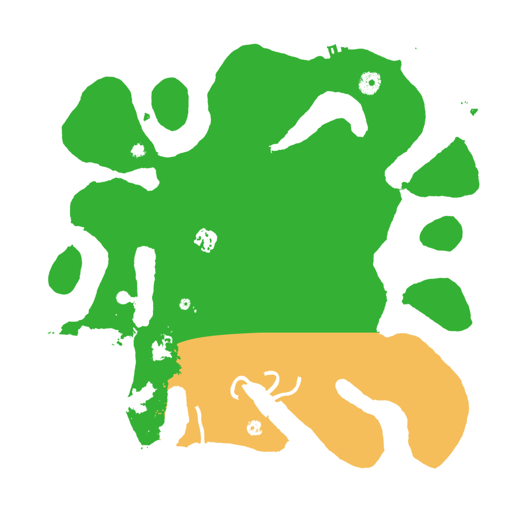 Biome Rust Map: Procedural Map, Size: 3500, Seed: 74190412