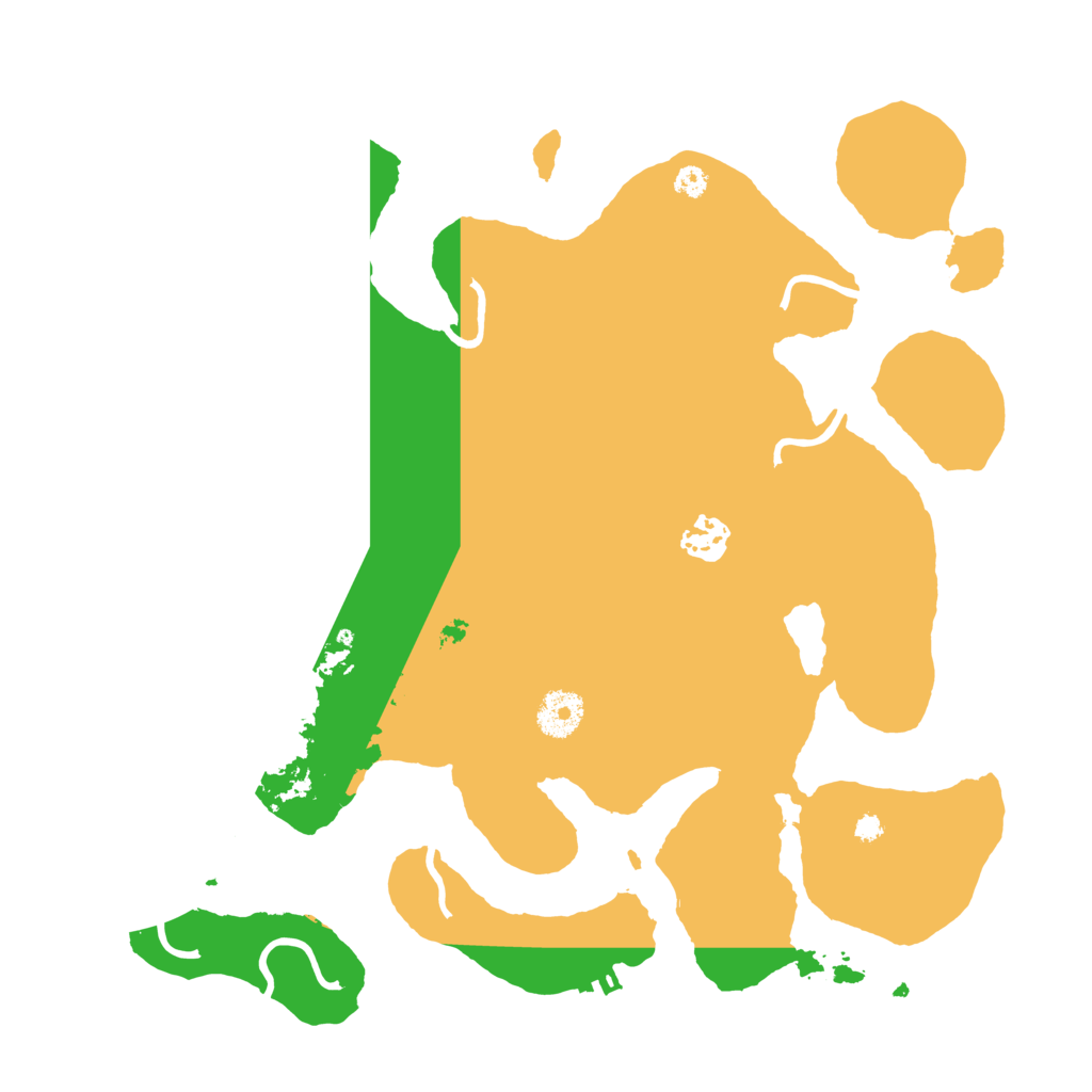 Biome Rust Map: Procedural Map, Size: 3500, Seed: 408134036