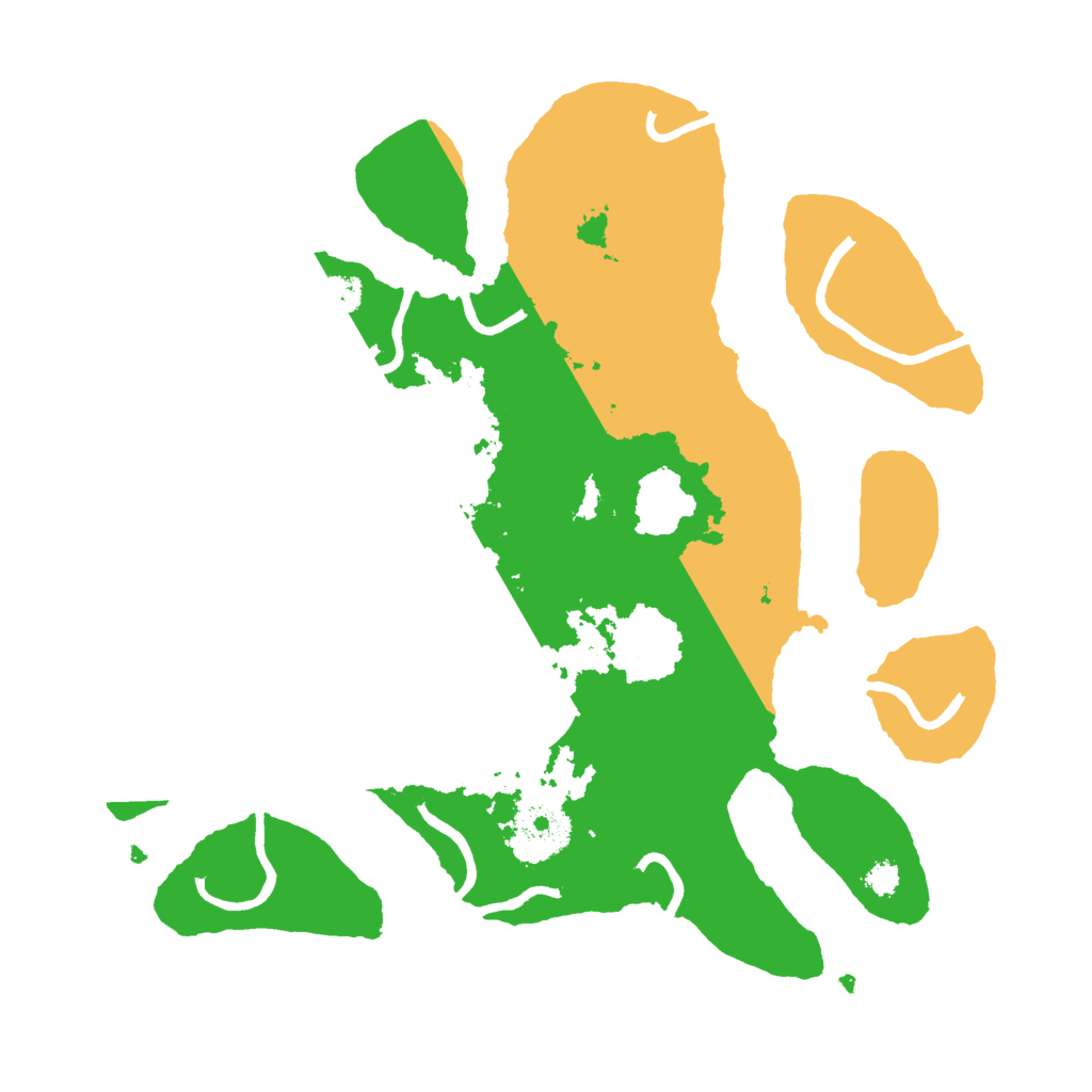 Biome Rust Map: Procedural Map, Size: 3000, Seed: 2474