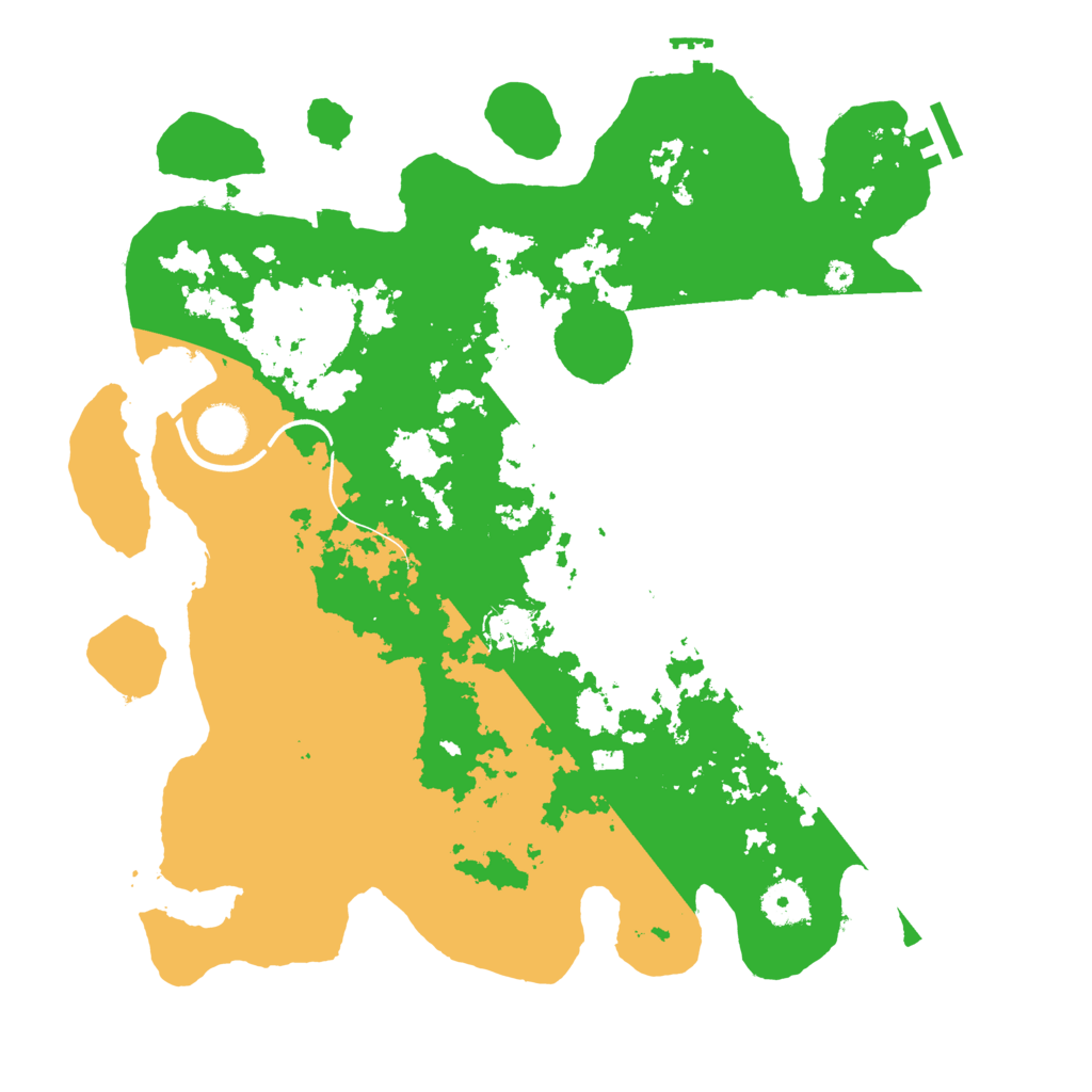 Biome Rust Map: Procedural Map, Size: 3800, Seed: 13787
