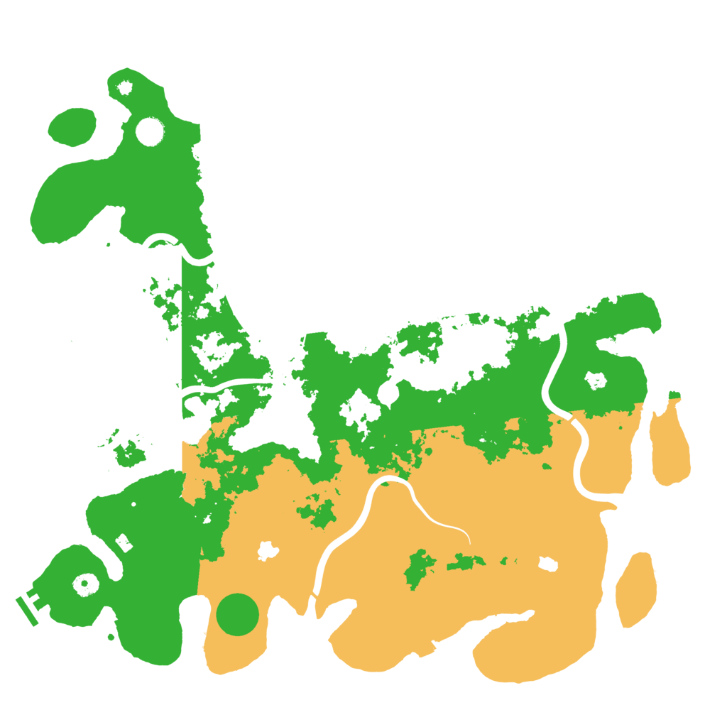 Biome Rust Map: Procedural Map, Size: 4500, Seed: 3002