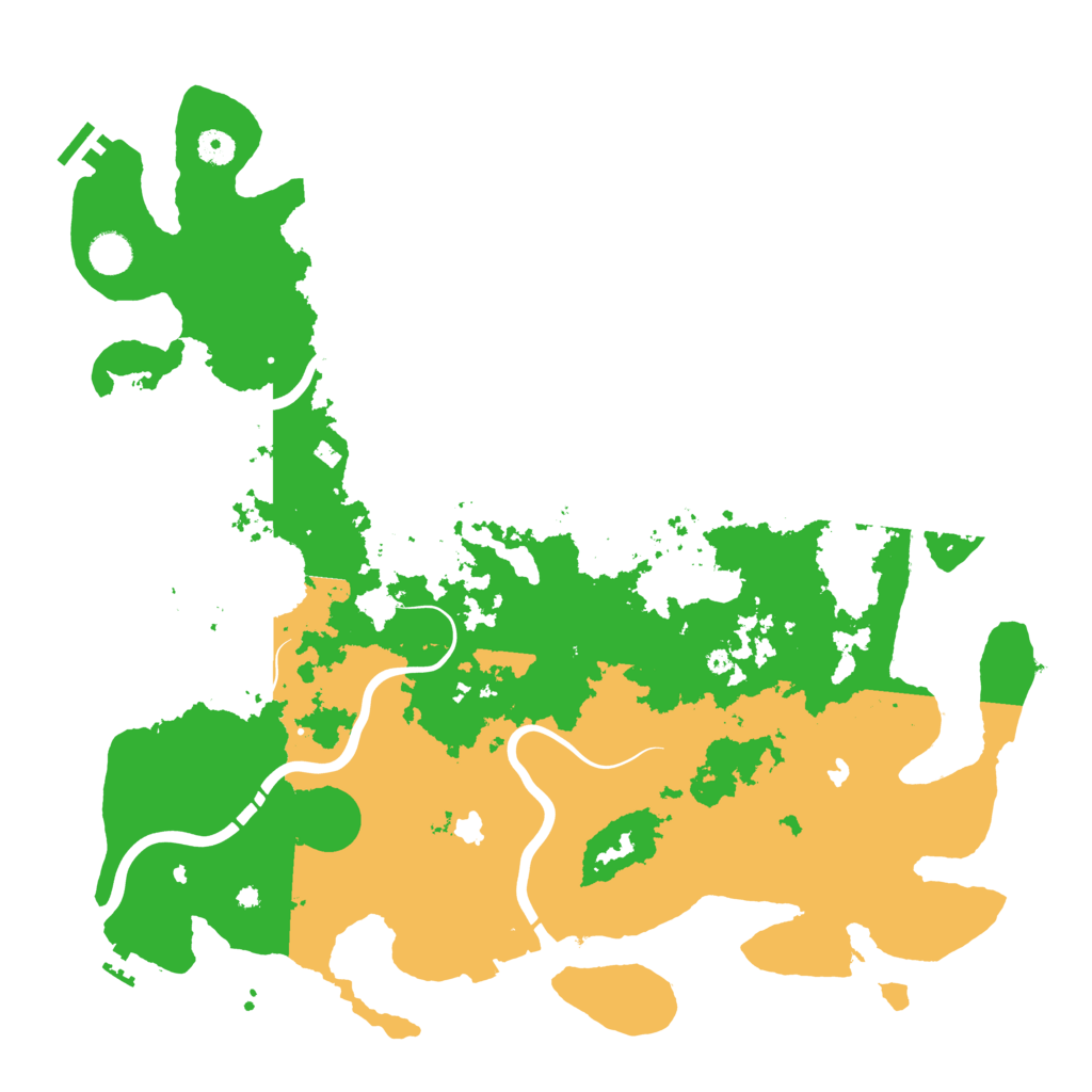 Biome Rust Map: Procedural Map, Size: 4500, Seed: 1710670048