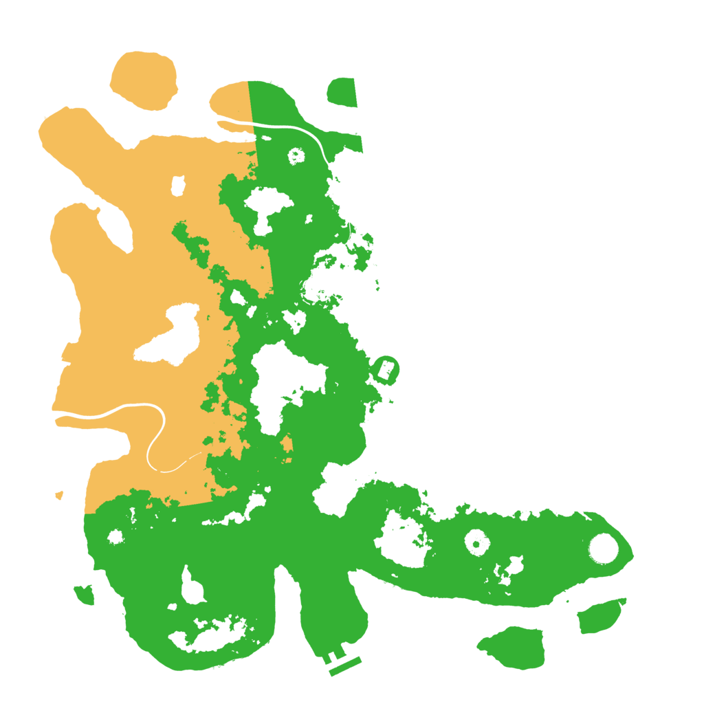 Biome Rust Map: Procedural Map, Size: 4200, Seed: 5486202