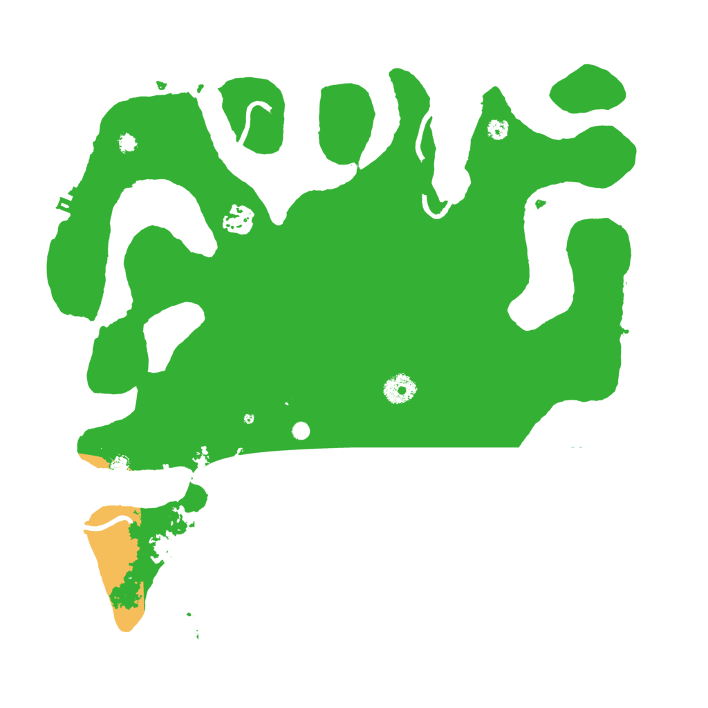 Biome Rust Map: Procedural Map, Size: 3500, Seed: 548976646