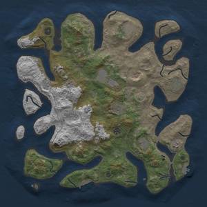 Thumbnail Rust Map: Procedural Map, Size: 4250, Seed: 1578473657, 16 Monuments