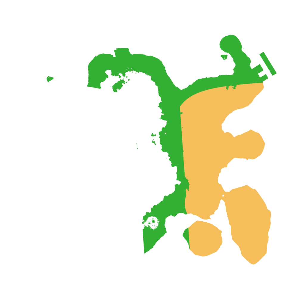 Biome Rust Map: Procedural Map, Size: 2450, Seed: 100