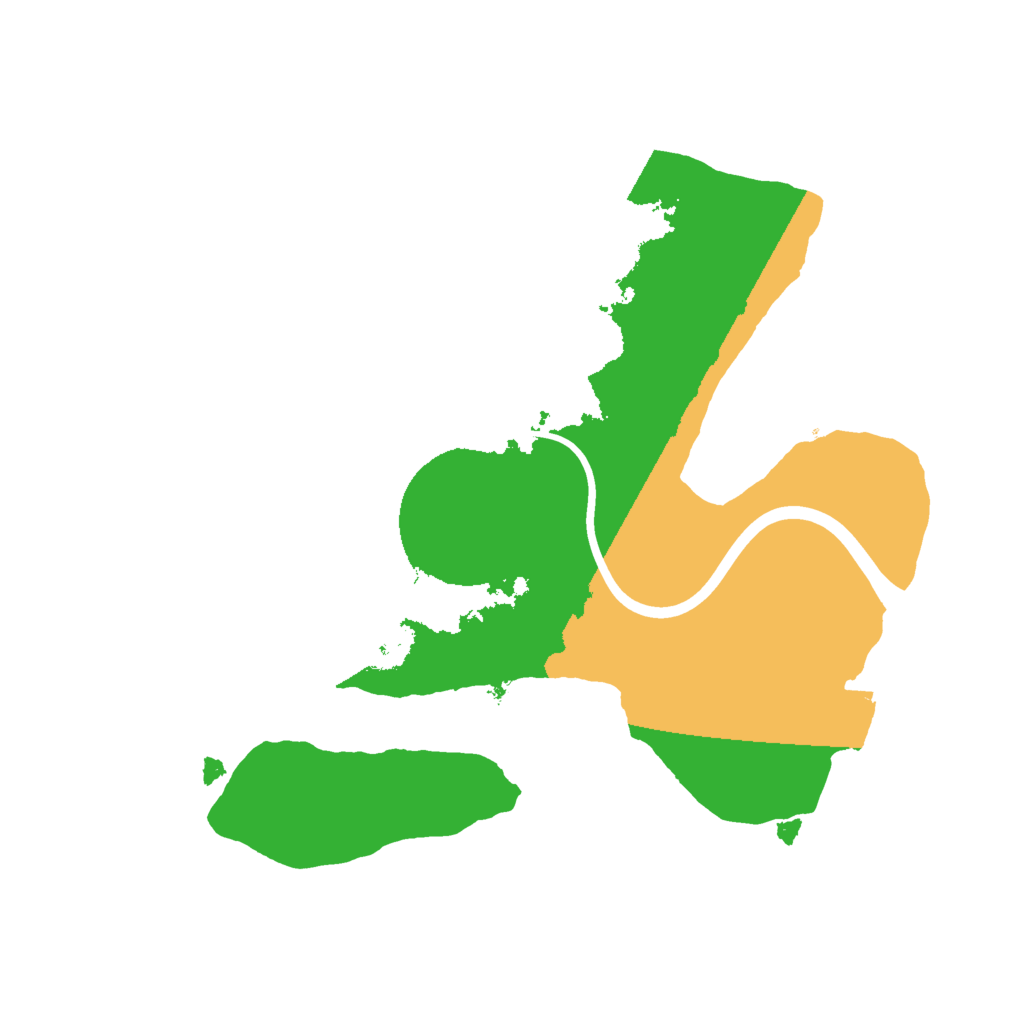 Biome Rust Map: Procedural Map, Size: 2000, Seed: 1387721528