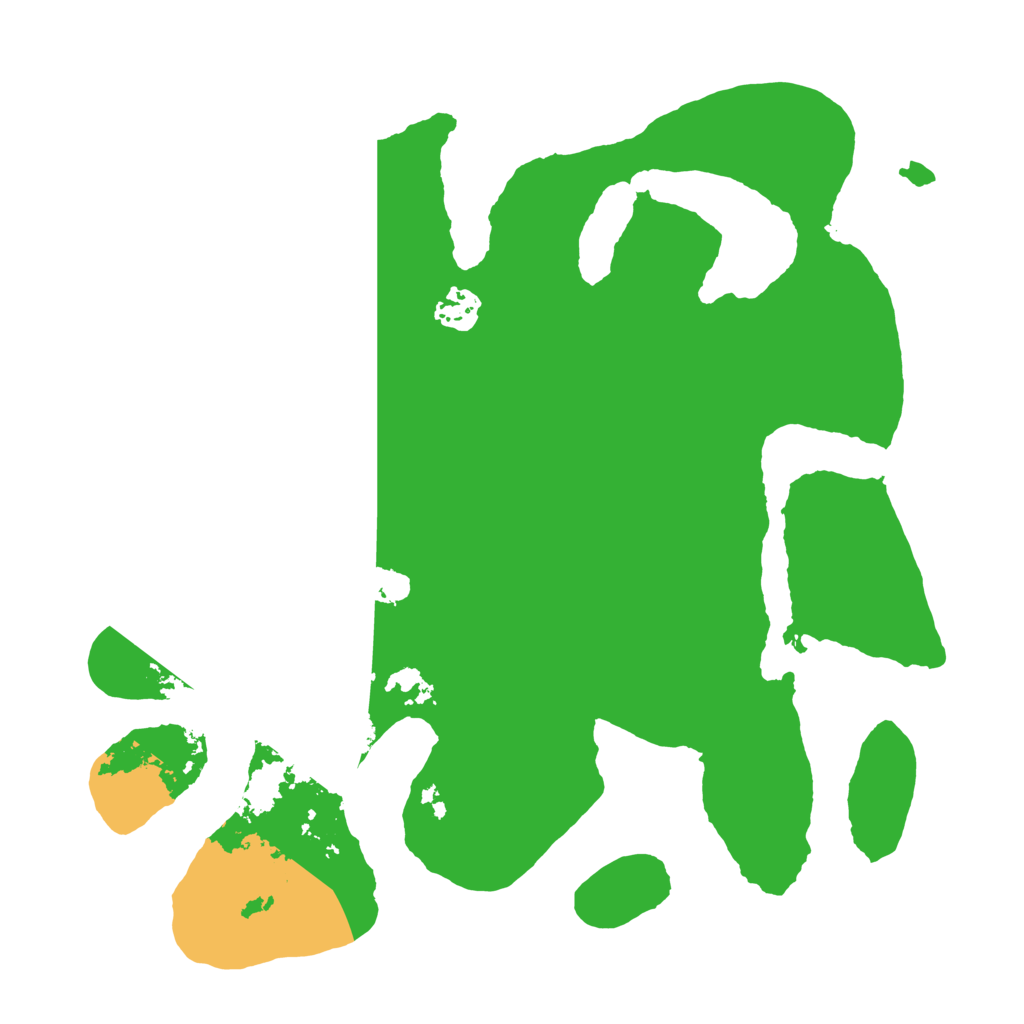 Biome Rust Map: Barren, Size: 3500, Seed: 1671136770