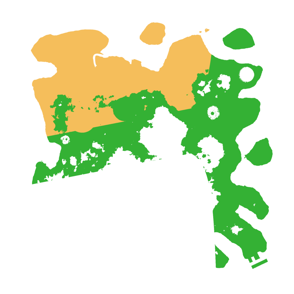 Biome Rust Map: Procedural Map, Size: 3500, Seed: 515