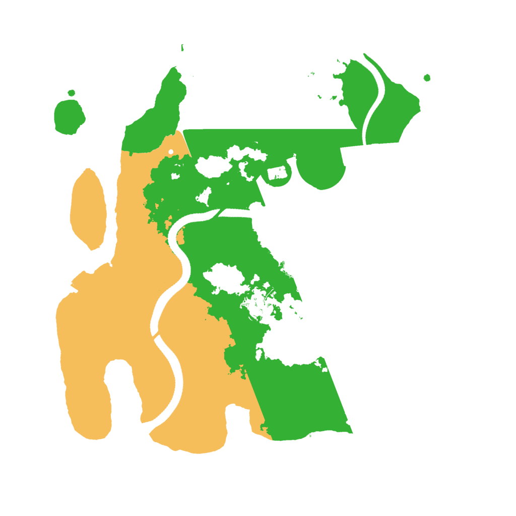 Biome Rust Map: Procedural Map, Size: 3000, Seed: 1516993114
