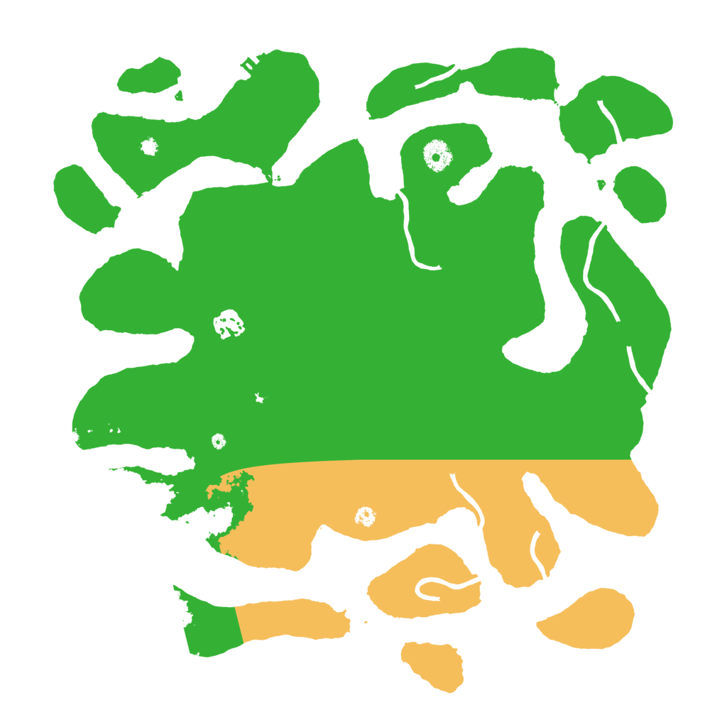 Biome Rust Map: Procedural Map, Size: 3700, Seed: 1708148098