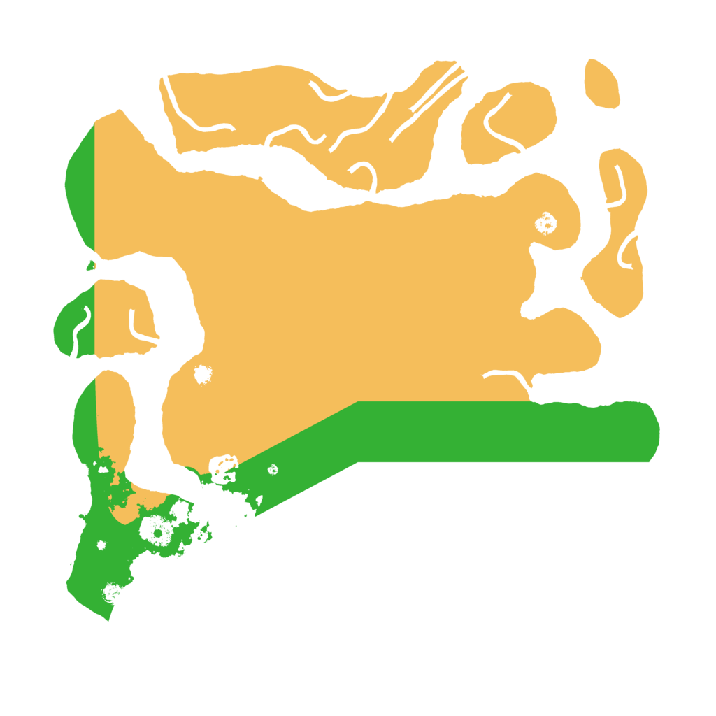 Biome Rust Map: Procedural Map, Size: 3500, Seed: 97249536