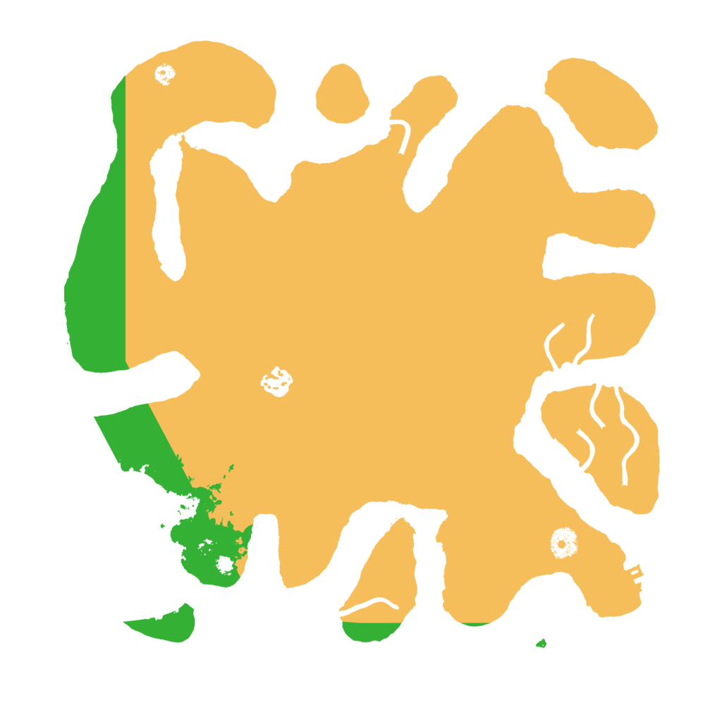 Biome Rust Map: Procedural Map, Size: 3700, Seed: 510953196