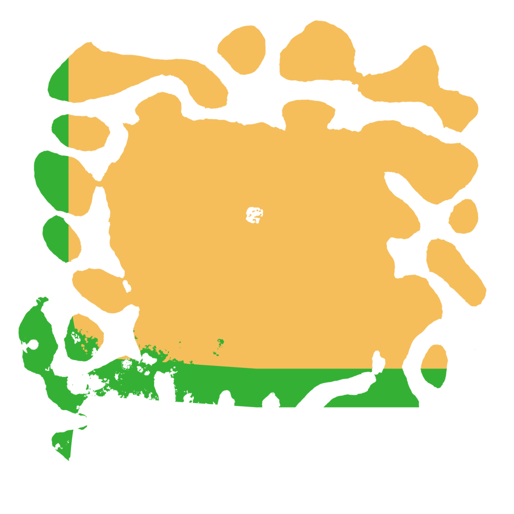 Biome Rust Map: Barren, Size: 4500, Seed: 1058714525