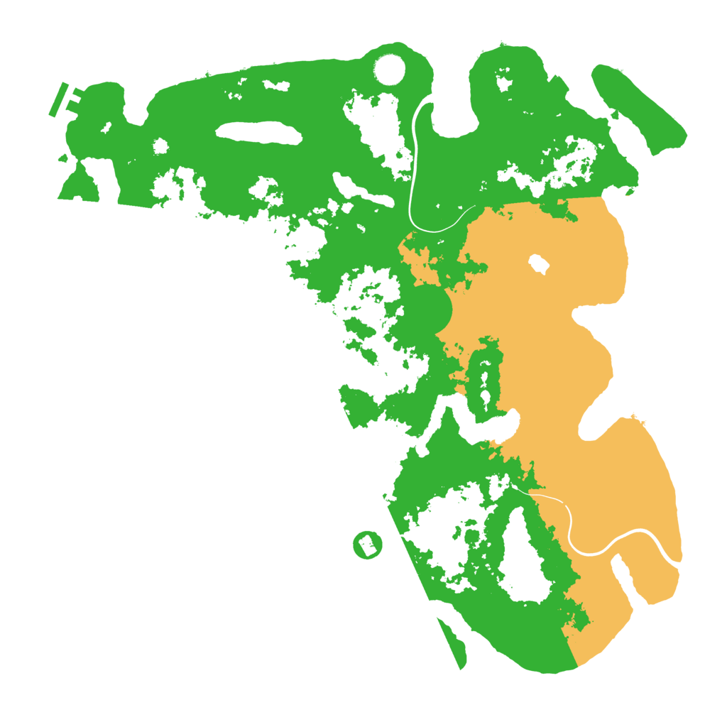 Biome Rust Map: Procedural Map, Size: 4100, Seed: 811103626