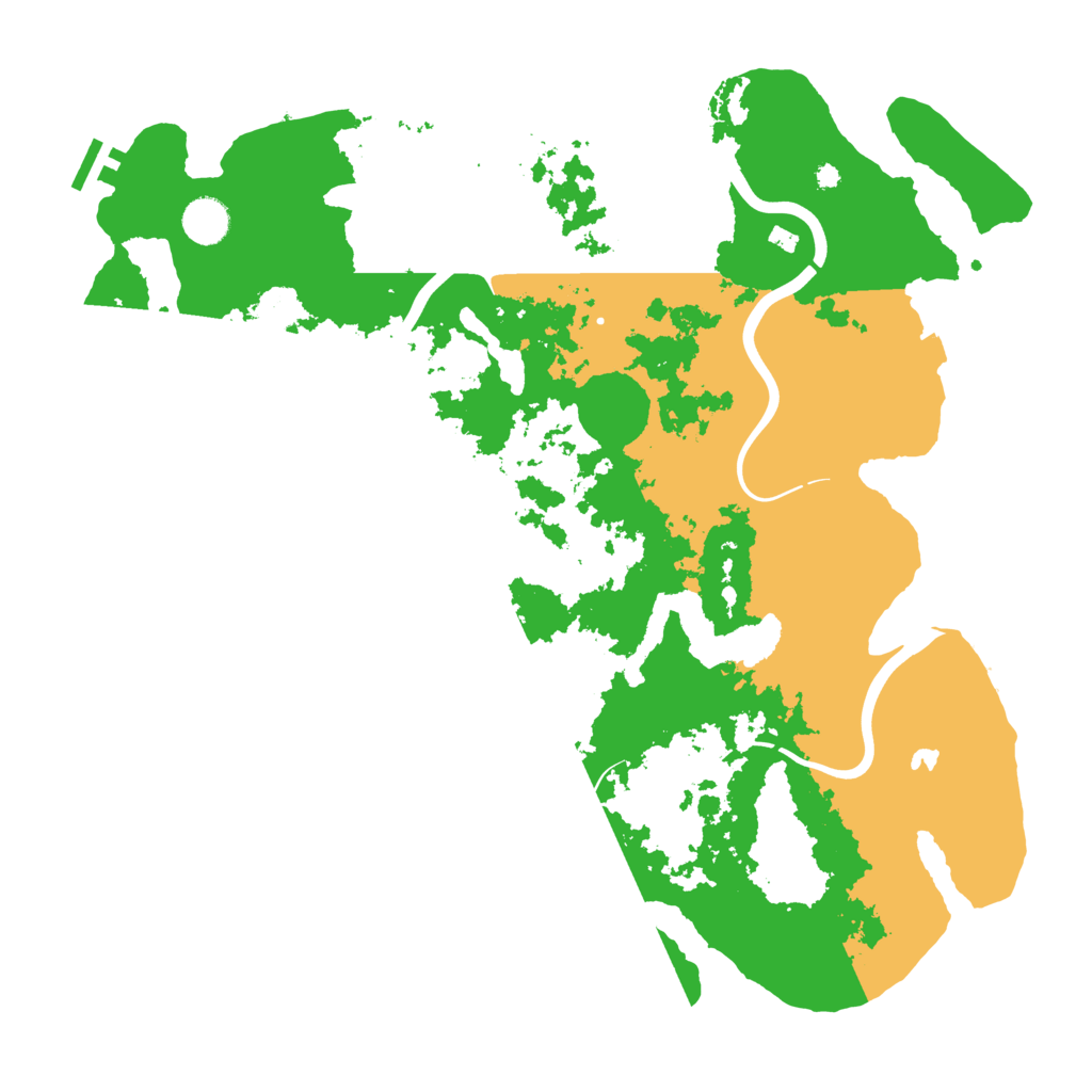Biome Rust Map: Procedural Map, Size: 4100, Seed: 811103626